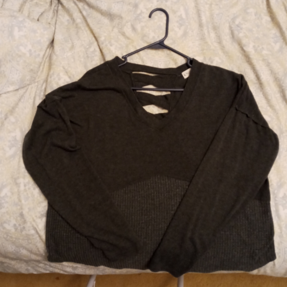 Gray sweater